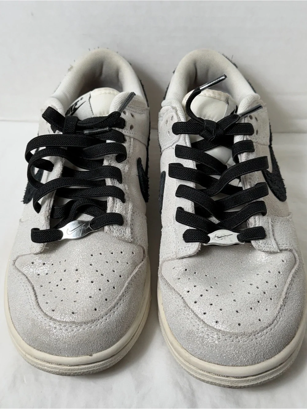 Nike Women's Dunk Low SE 'White Glittery Suede'
